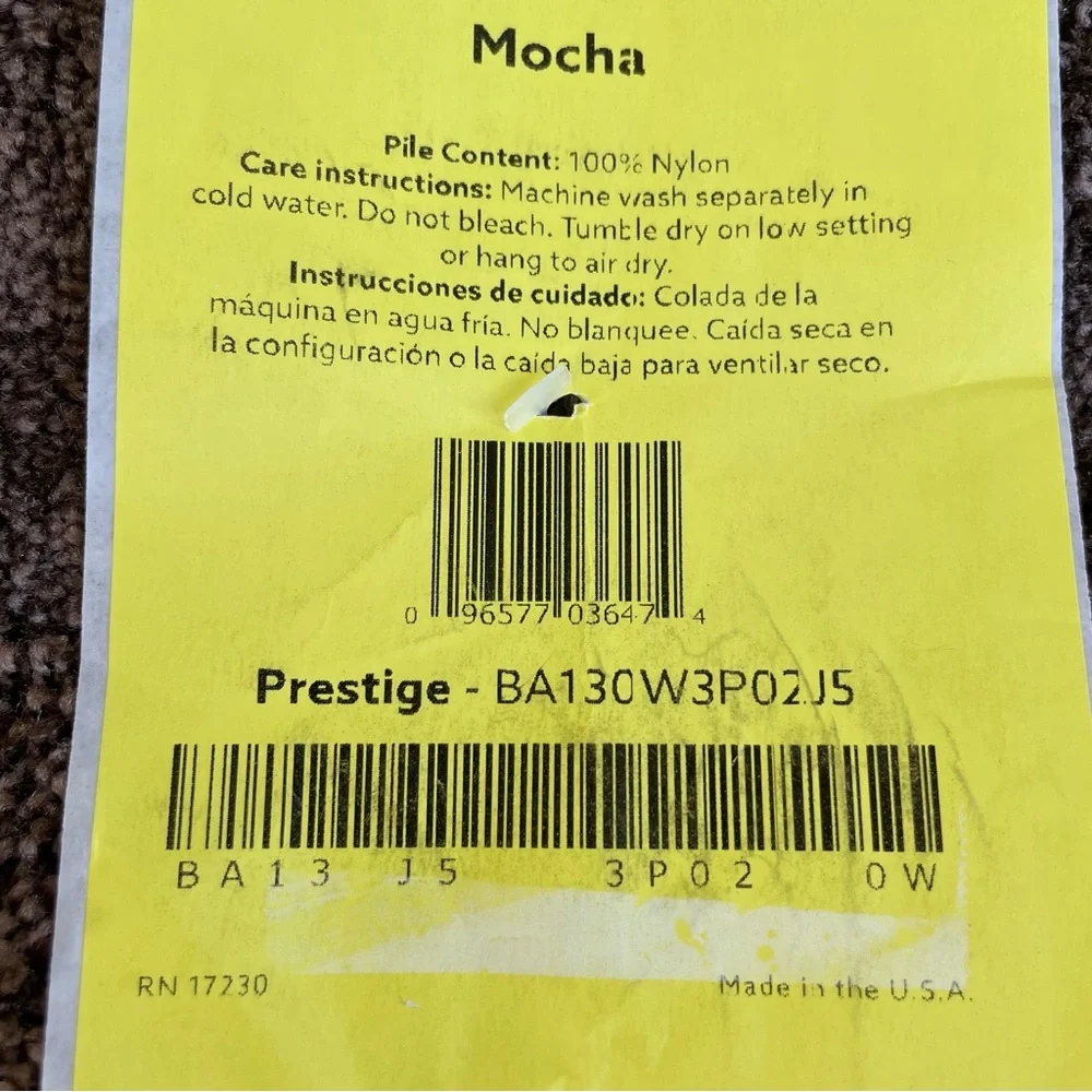 Garland Rug 3 Piece Traditional Bath Rug Set Brown New - Picture 5 of 7